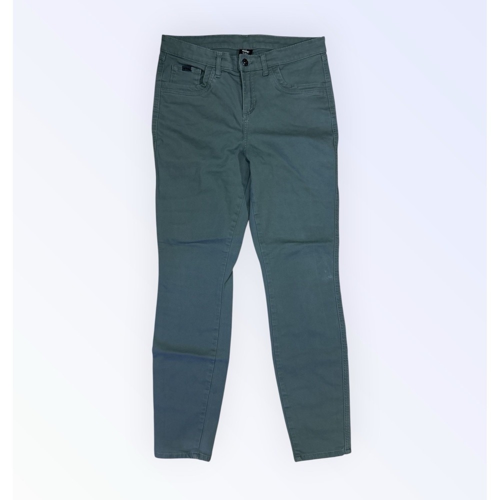 KUHL Kontour Skinny Pants Womens 12 Sage‎ Mid Rise Stretch Comfort Ankle